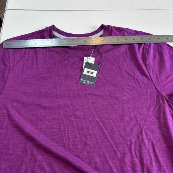Joseph Abboud Purple Liquid Soft T-shirt Size L lightweight short sleeve casual - Picture 7 of 13